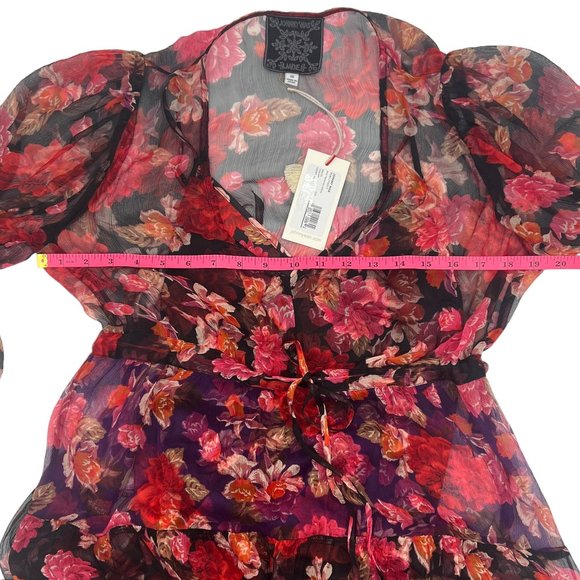 Johnny Was Moxi Tiered Midi Dress Size Extra Small - Picture 10 of 13